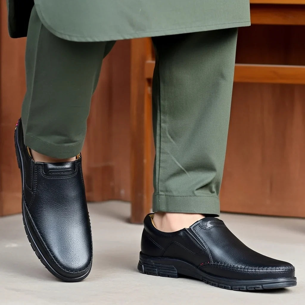 Premium Handcrafted Black Medicated Comfort Insole | Durable Shock Absorber Sole – Ultimate Daily Wear Comfort