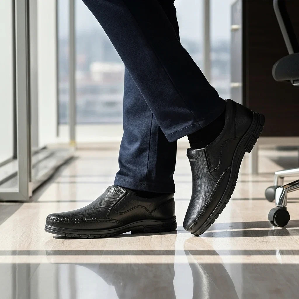 Premium Handcrafted Black Medicated Comfort Insole | Durable Shock Absorber Sole – Ultimate Daily Wear Comfort